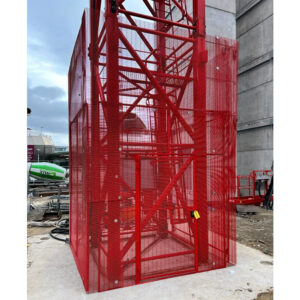 Tower crane base enclosure