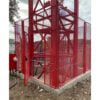 Tower crane base enclosure