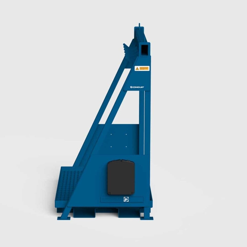 conquip compact chain storage rack 5 single row left