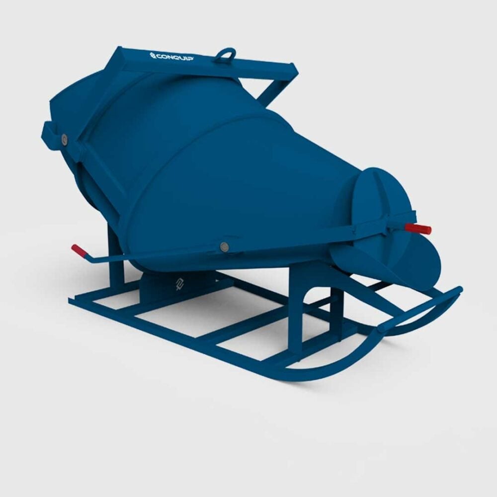 conquip concrete coneflow skip 2 levered rf