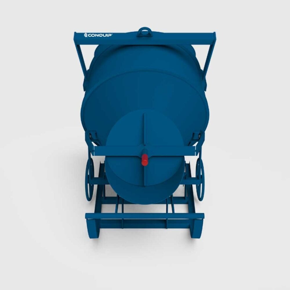 conquip concrete coneflow skip 3 geared front
