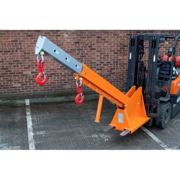 Fork Mounted Height Adjustable Extending Jib