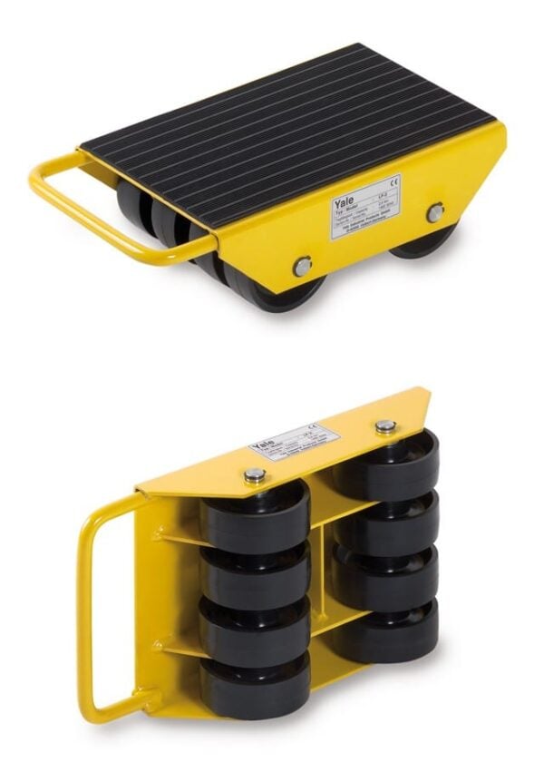 Steerman LF-2 Fixed-Wheel Load Moving Skates, 2t Capacity