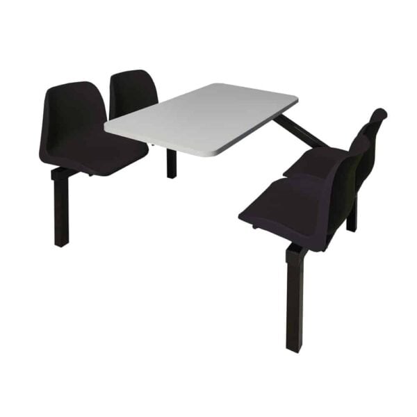 Canteen Furniture - 4 Seater Single Entry 725x1690x1070mm