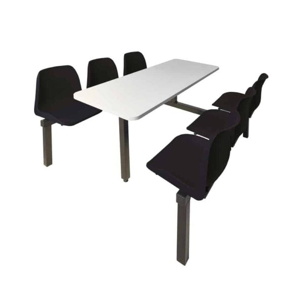 Canteen Furniture - 6 Seater Double Entry 725x1690x1580mm