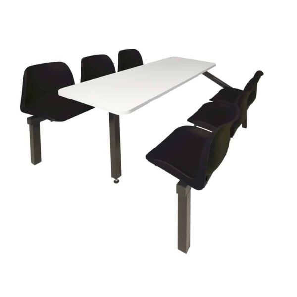 Canteen Furniture - 6 Seater Single Entry 725x1690x1580mm