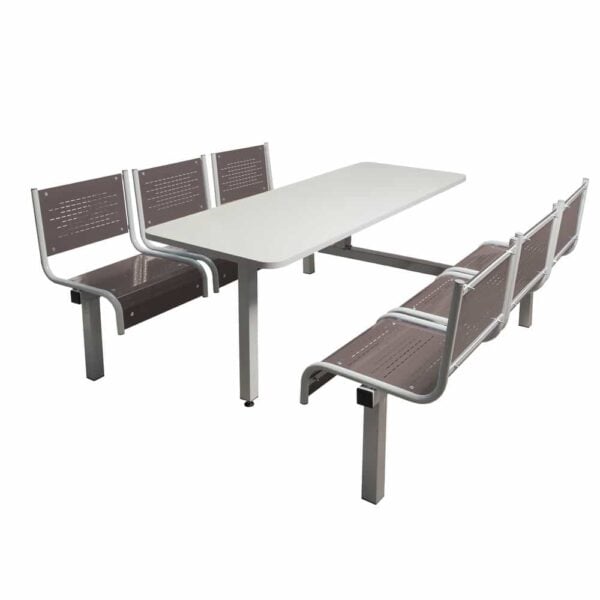 Spectrum Canteen Furniture - 6 Seater Double Entry 790x1755x1600mm