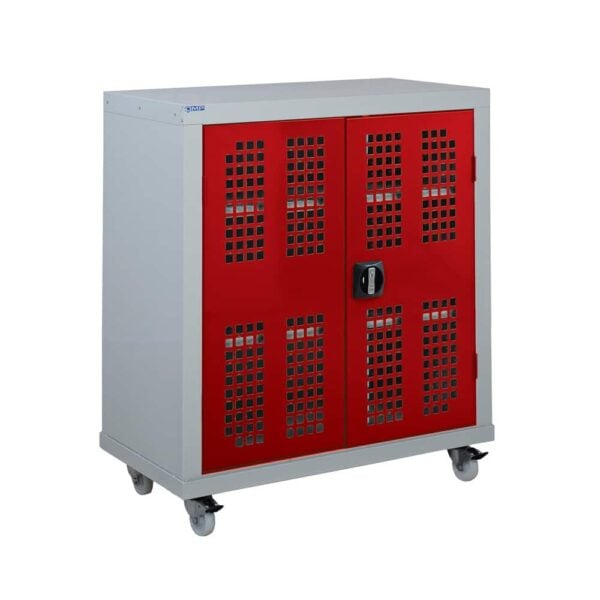 Mobile Perforated Door Cupboard 1040 x 900 x 460mm