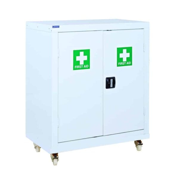 Mobile First Aid Cupboard 1040 x 900 x 460mm