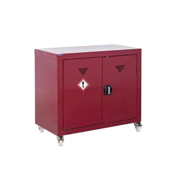 Mobile Pesticide & Agrochemical Storage Cupboard 840 x 900 x 460mm