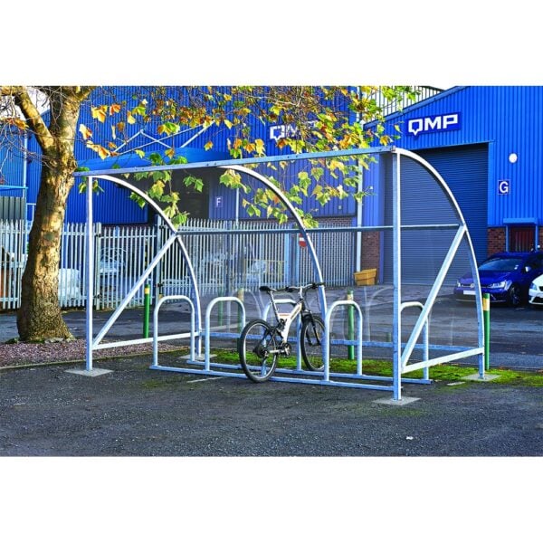 Dudley Cycle Shelter 2230.2150.4000 Galvanised 2230 x 2150 x 4000mm