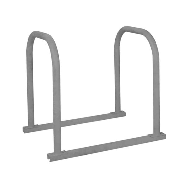 Sheffield Cycle Rack - 4 Bikes (2 Loops) 800 x 715mm - Powder Coated