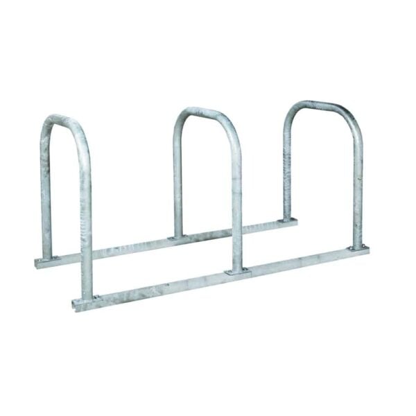 Sheffield Cycle Rack - 6 Bikes (3 Loops) 800 x 715mm - Galvanised