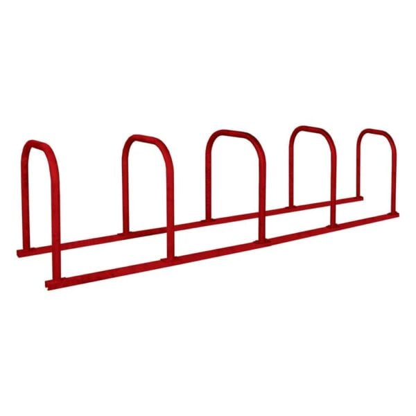 Sheffield Cycle Rack - 10 Bikes (5 Loops) 800 x 715mm - Powder Coated