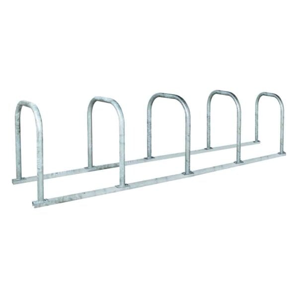 Sheffield Cycle Rack - 10 Bikes (5 Loops) 800 x 715mm - Galvanised