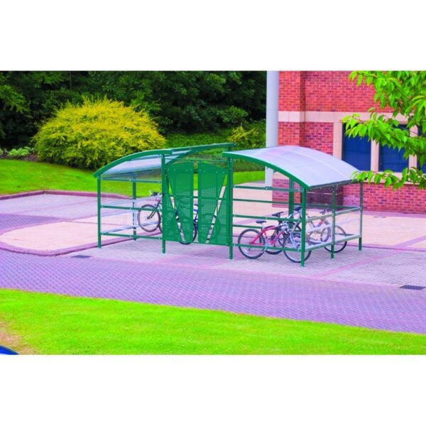 Cycle Compound Shelter 2625 x 5500 x 6000mm - Standard (No Canopy)