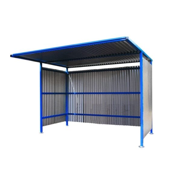 Traditional Cycle Shelter 2180.2450.1900 Extension - Galvanised Panels (Type G)