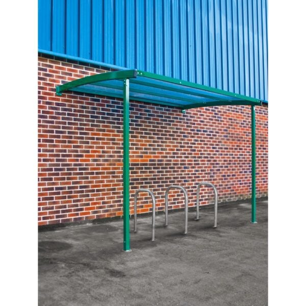 Wall Mounted Cycle Shelter Extention 2270.3000.1900 2270 x 3000 x 1900mm
