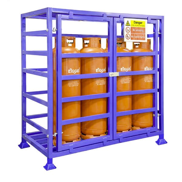 Static Gas Cylinder Cage (Blue)