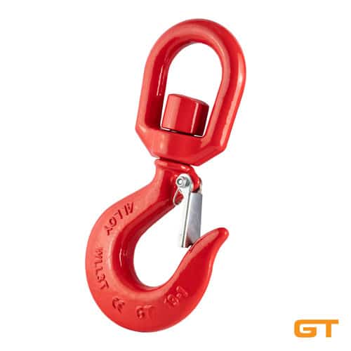 GT Alloy Steel Swivel Hook with Safety Catch – AHS