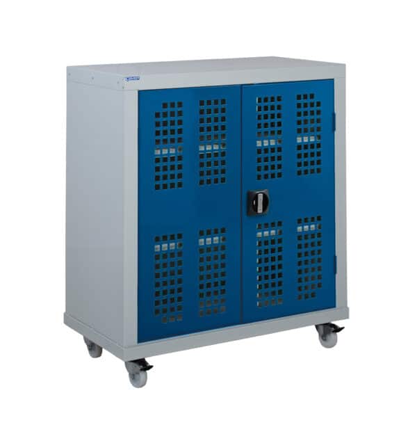 Mobile Perforated Door Cupboard 1040 x 900 x 610mm