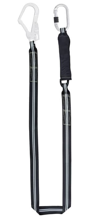 1m/1.5m/1.8m Flame Resistant Shock Absorbing Webbing Lanyard