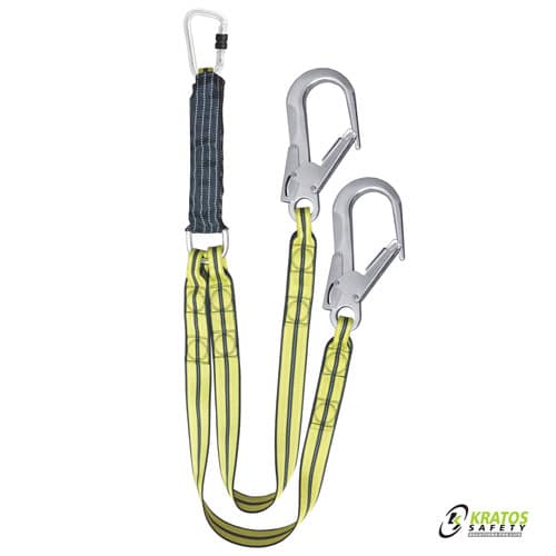 1.5m ATEX Shock Absorbing Webbing Lanyard