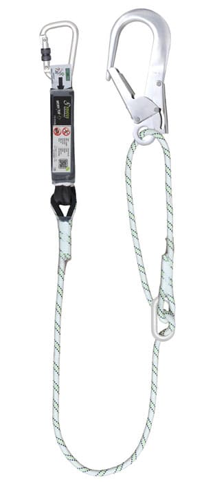 Gravity Adjustable Shock Absorbing Expandable Lanyard