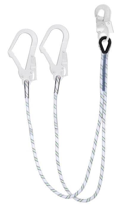 1m/1.5m Y Forked Restraint Kernmantle Lanyard