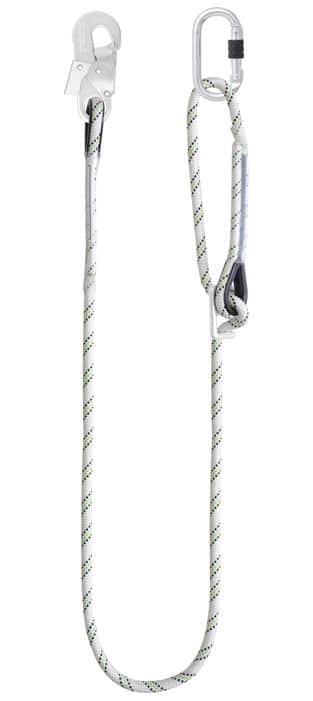 2m Adjustable Work Positioning Kernmantle Rope Lanyard