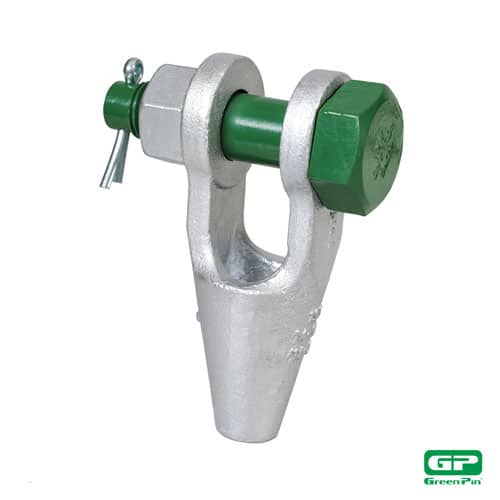Green Pin® Open Safety Bolt Spelter Socket – GPOSSB