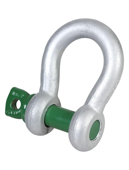 Green Pin® Standard Bow Shackle with Screw Collar Pin – GPSCB