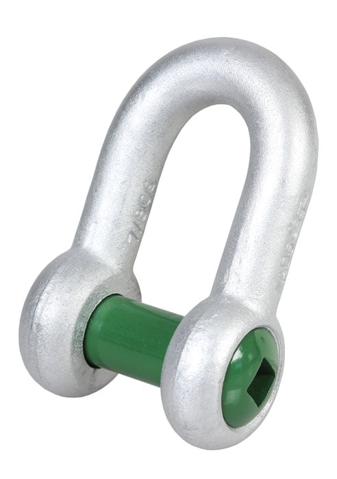 Green Pin® Square Sunken Hole Bow Shackle – GPSQSUB